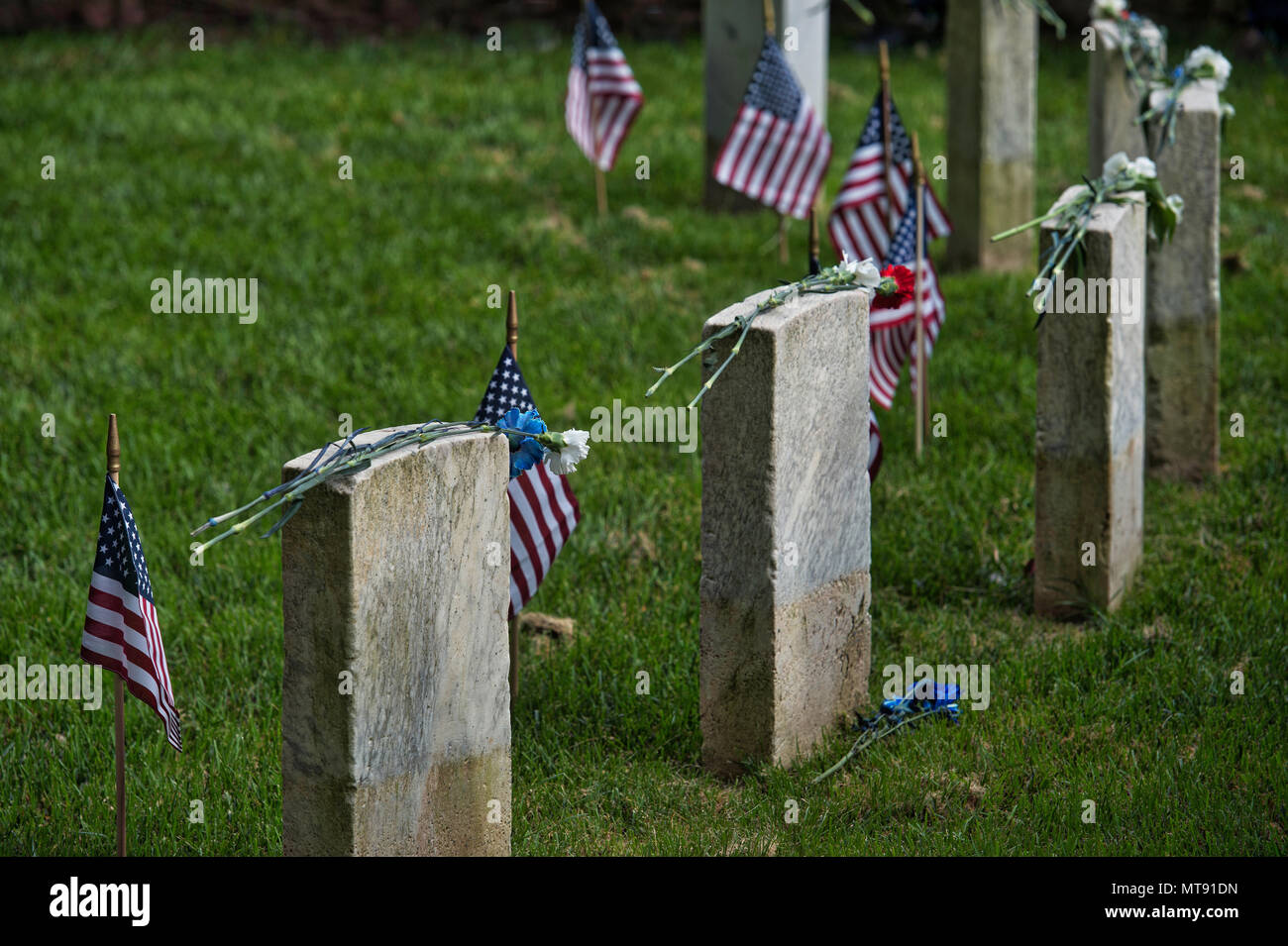 Ball's Bluff Battlefield Park Military Cemetery, UNITED STATES May 28
