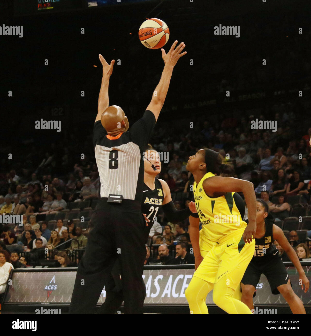 Wilson, McBride pace Aces past LA Sparks — VIDEO HIGHLIGHTS, Aces/WNBA, Sports