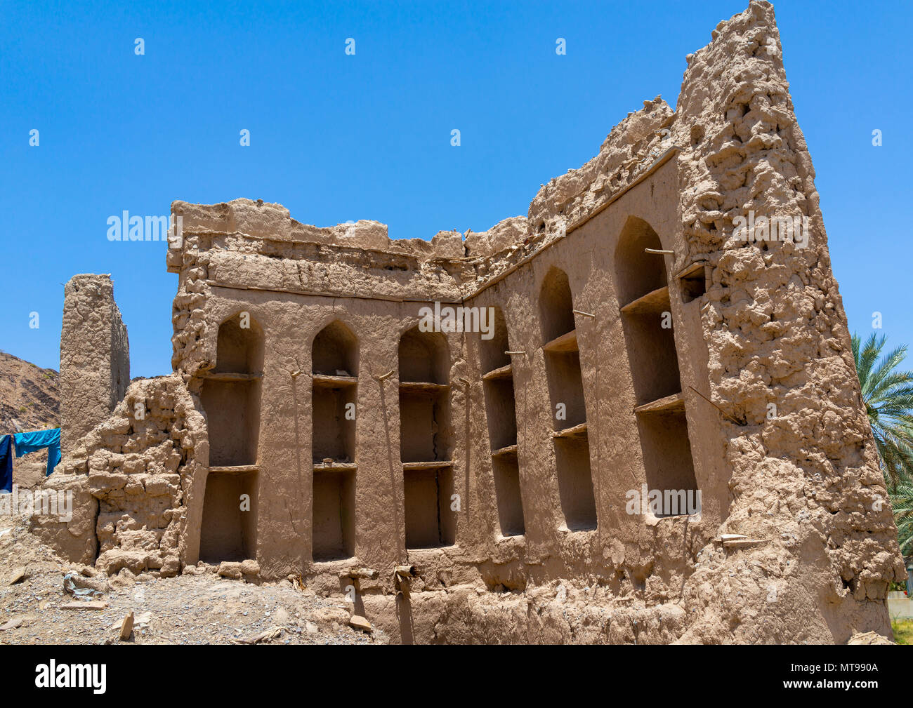 Ruins of old houses, Ad Dakhiliyah ‍Governorate, Birkat Al Mouz, Oman