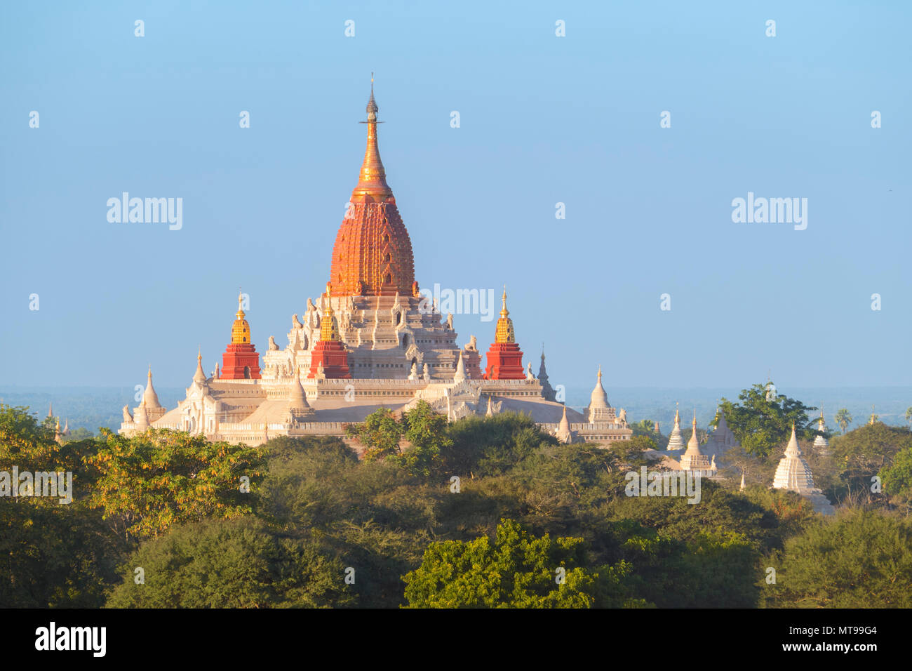 Ananda Pagoda in Bagan Myanmar Stock Photo