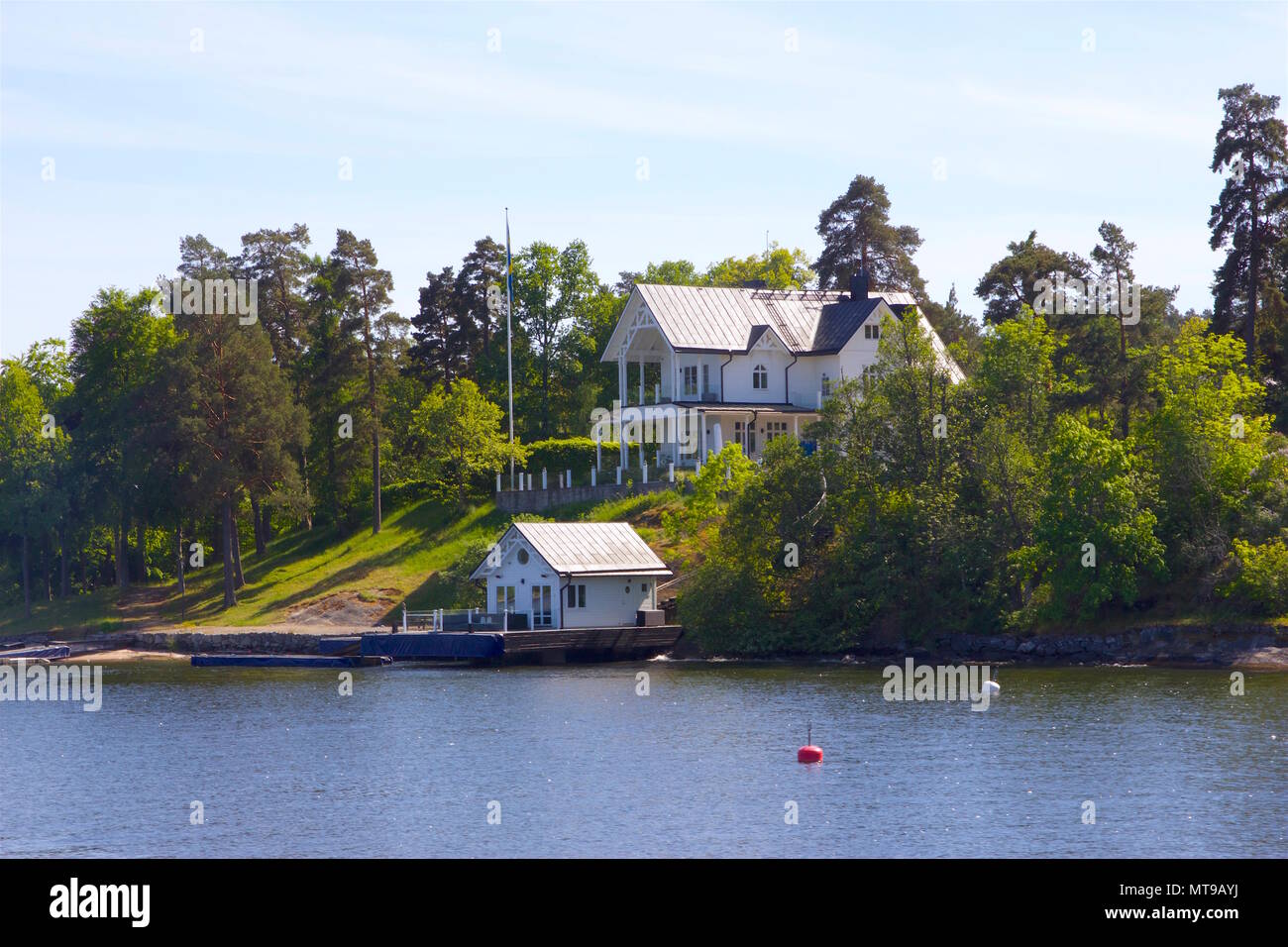 Summer houses in the Stockholm Archipelago Stock Photo Alamy