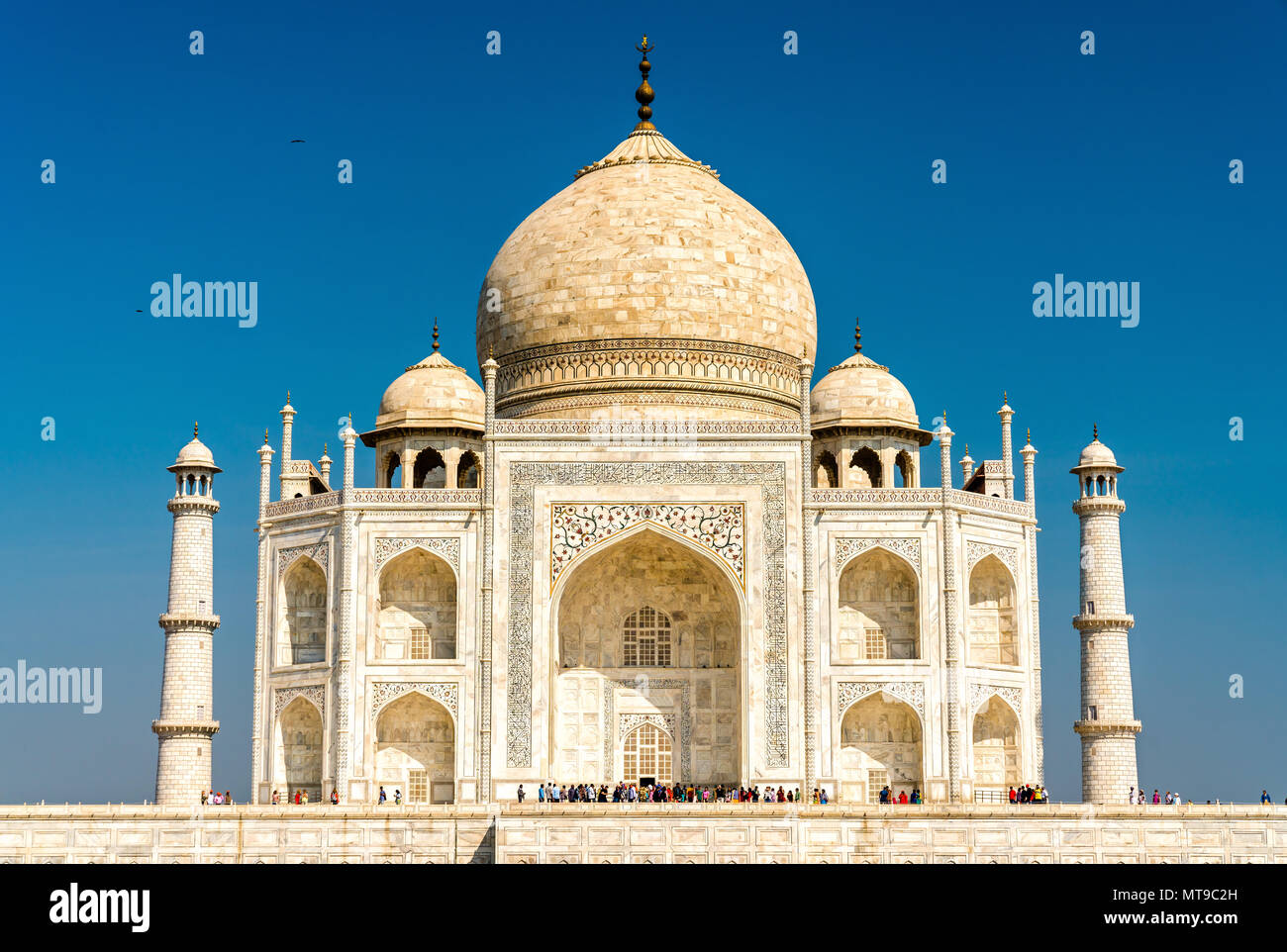 The Taj Mahal, the most famous monument of India. Agra Uttar Pradesh