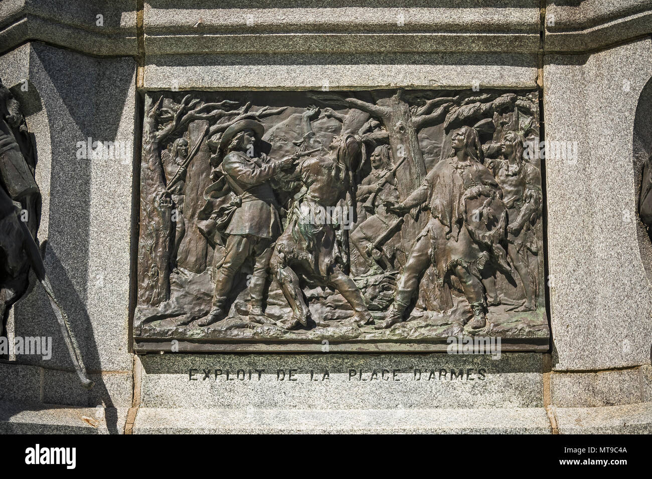 Place d’Armes in Montreal Stock Photo - Alamy
