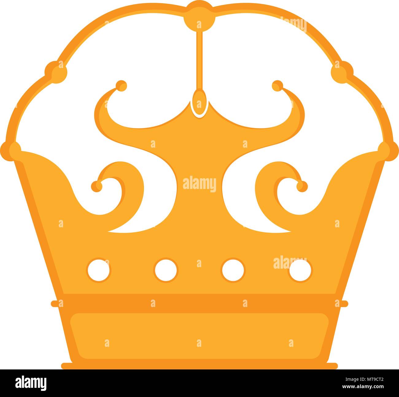 Golden crown icon Stock Vector Image & Art - Alamy