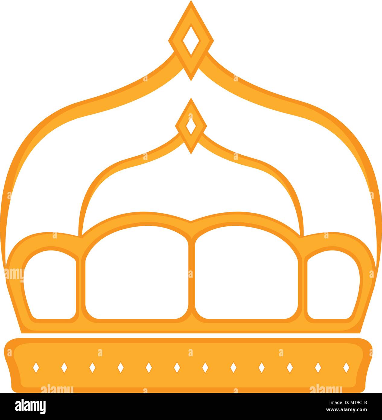 Golden crown icon Stock Vector Image & Art - Alamy