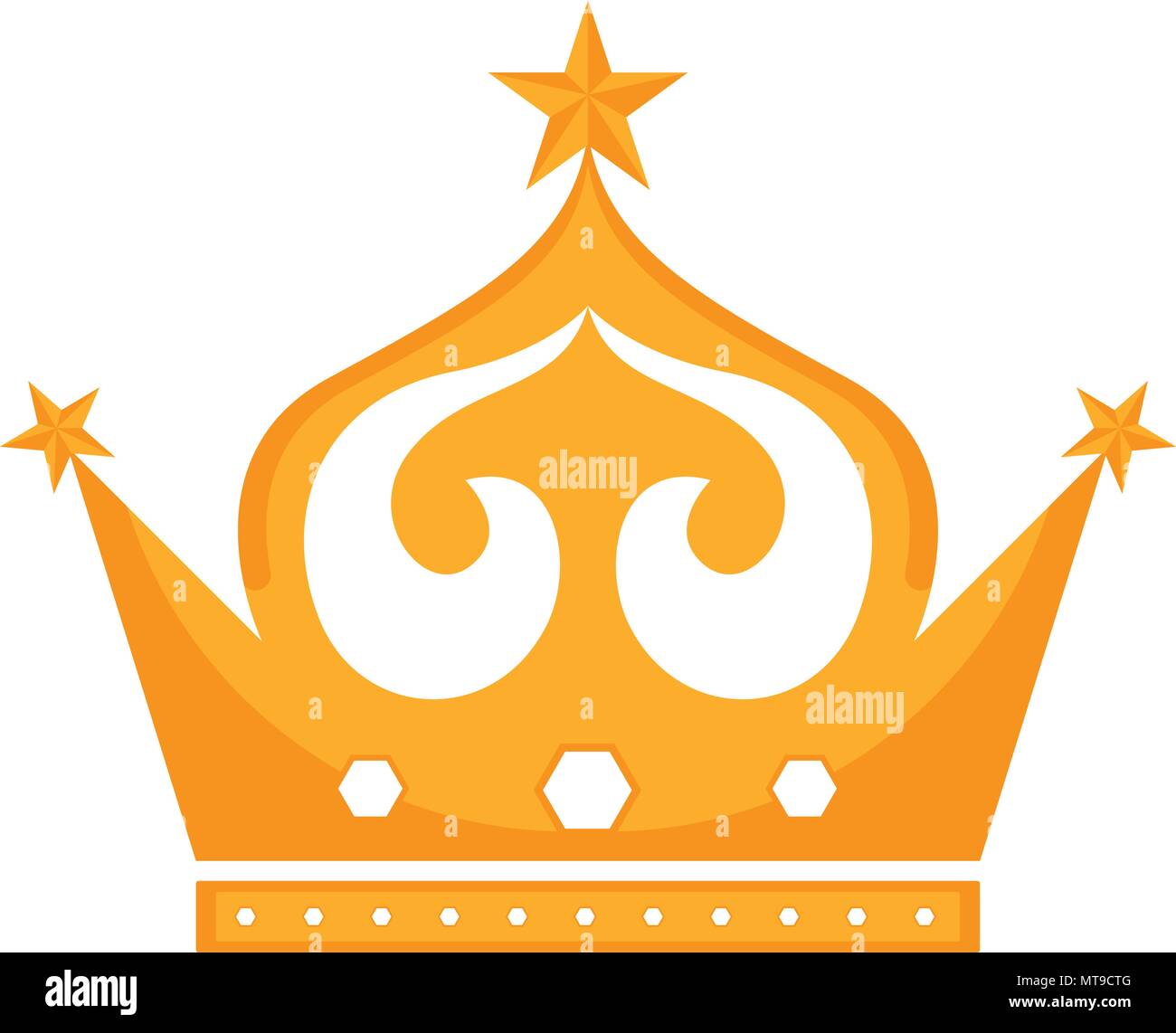 Golden crown icon Stock Vector Image & Art - Alamy