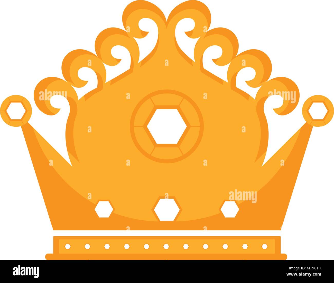 Golden crown icon Stock Vector Image & Art - Alamy