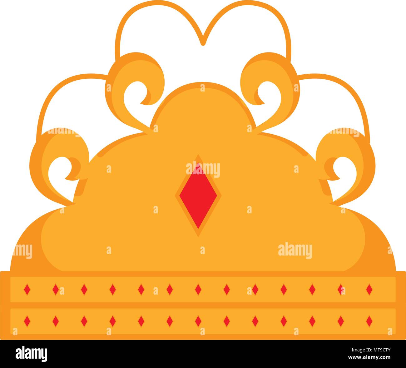 Golden crown icon Stock Vector Image & Art - Alamy