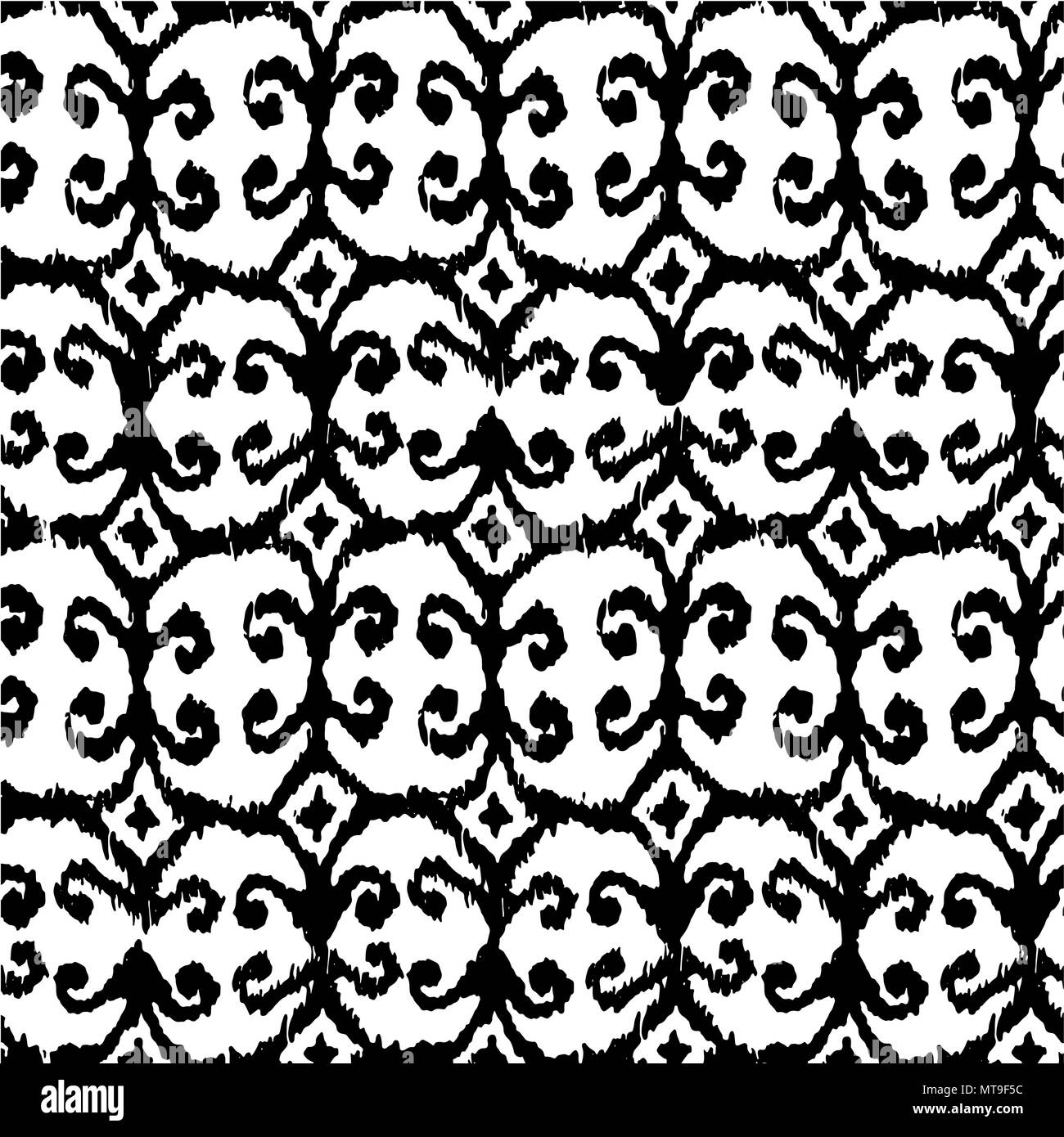 Abstract geo vector pattern Black and White Stock Photos & Images - Alamy