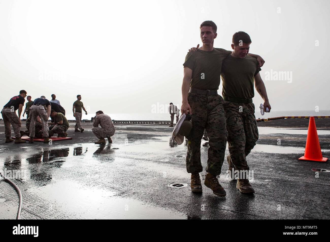 180511MCA9570058 USS IWO JIMA (May 11, 2018) U.S. Marines Lance Cpl