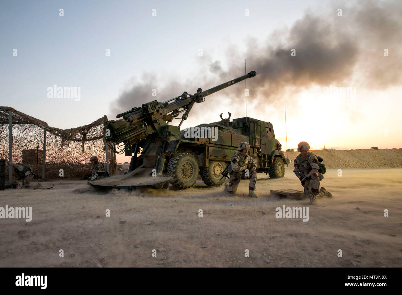 French Soldiers Assigned To Task Force Wagram Conduct A Fire Mission french-soldiers-assigned-to-task-force-wagram-conduct-a-fire-mission