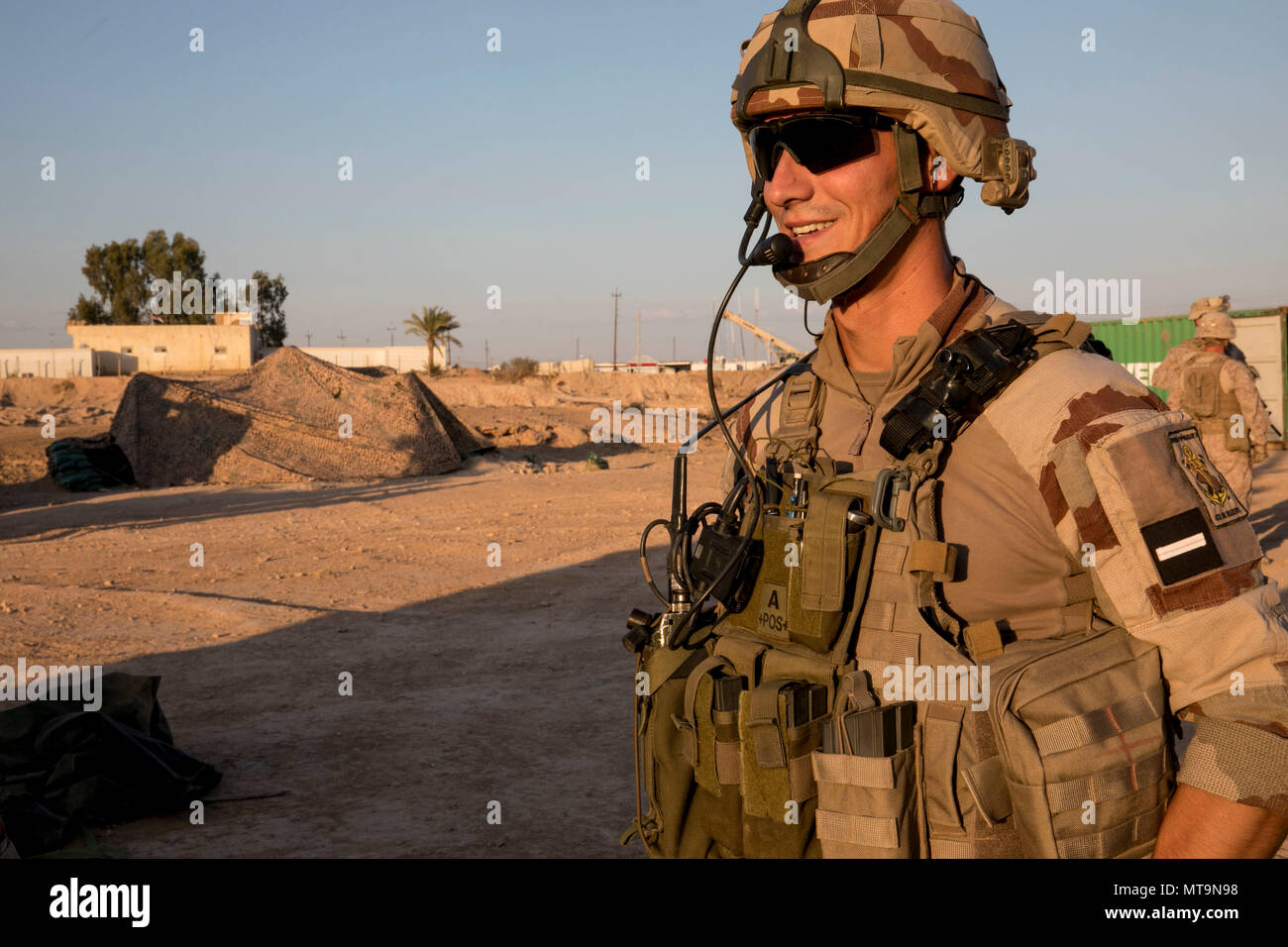 A French Soldier Assigned To Task Force Wagram Performs Range Control a-french-soldier-assigned-to-task-force-wagram-performs-range-control