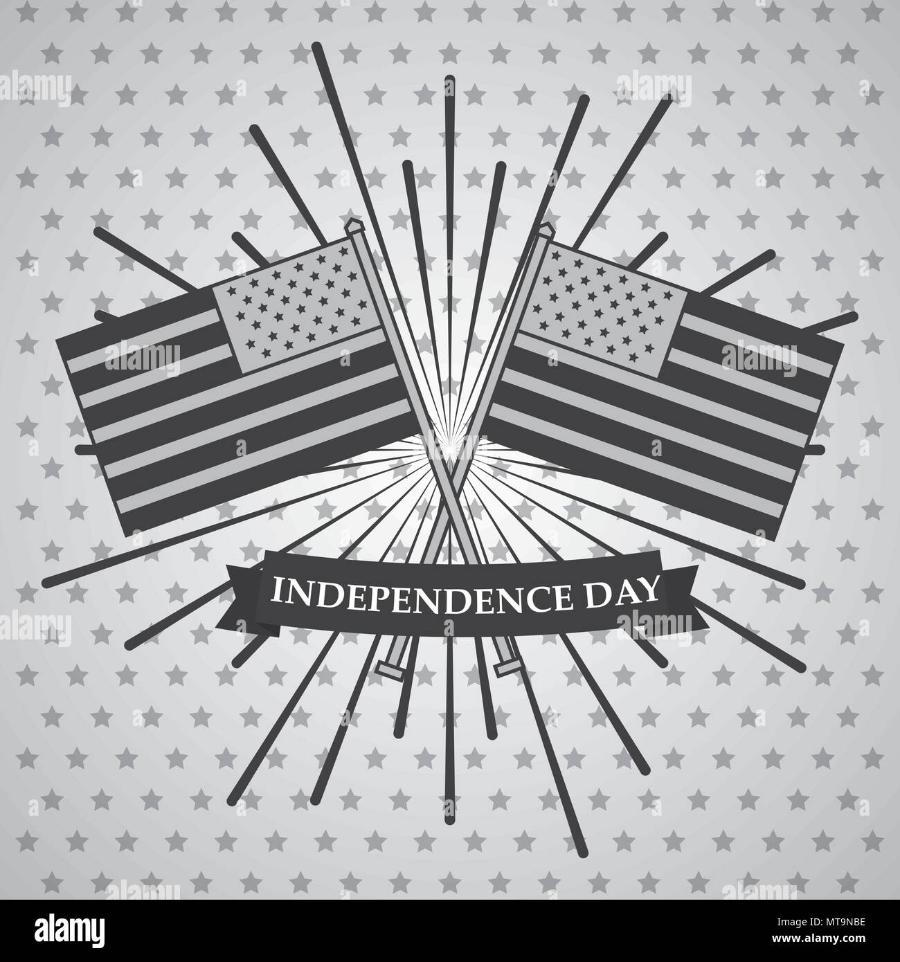 american independence day Stock Vector