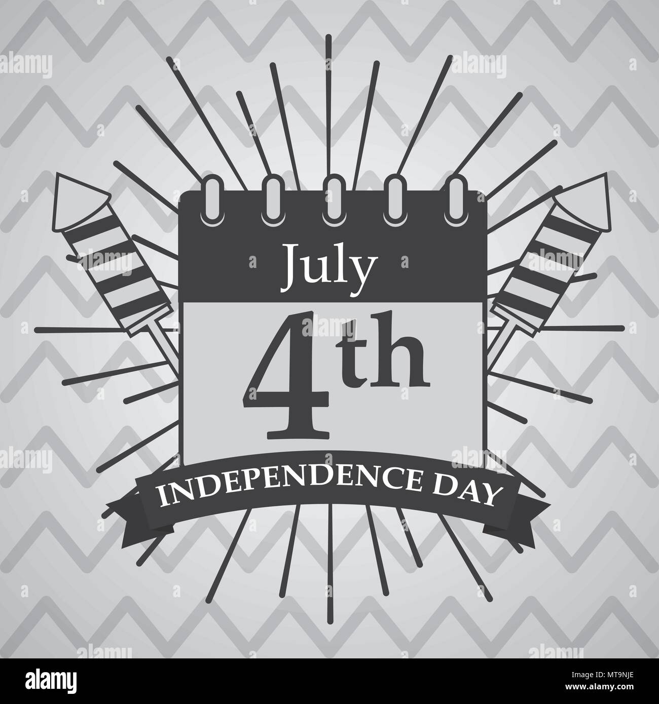 american independence day Stock Vector