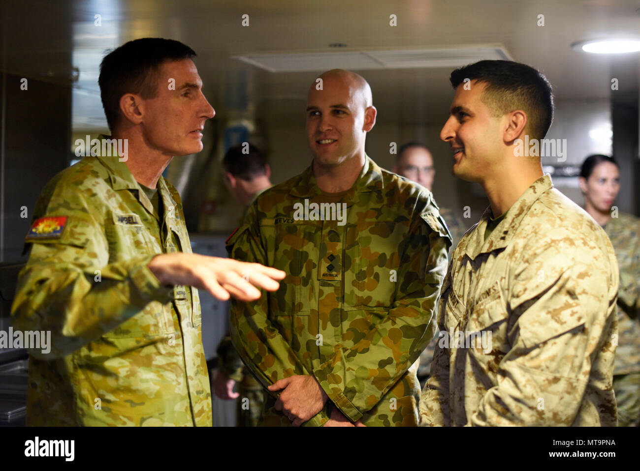 Australian Defence Force Chief of Army Lt. Gen. Angus Campbell talks ...