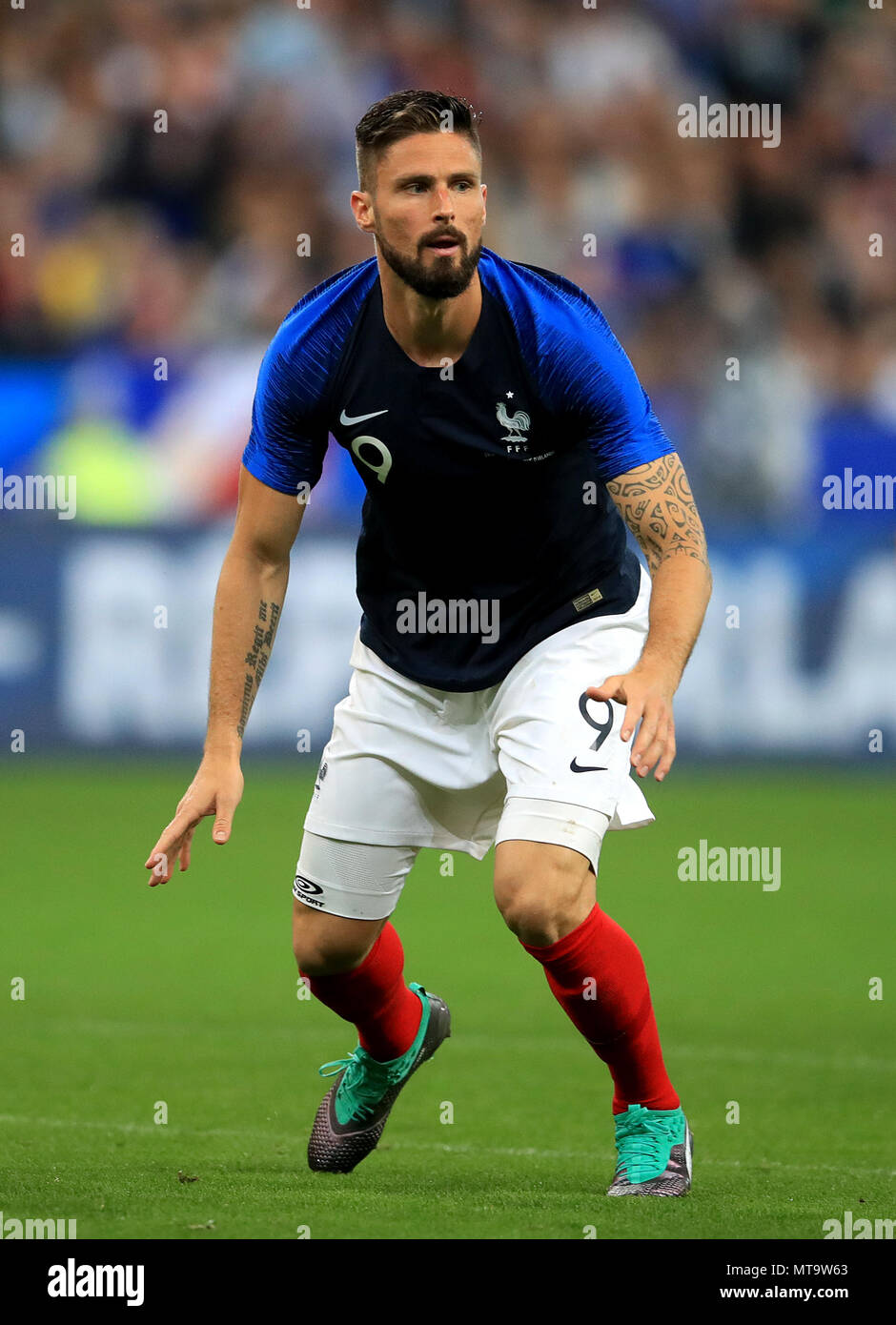 France S Olivier Giroud During The International Friendly Match At Stade De France Paris Stock Photo Alamy
