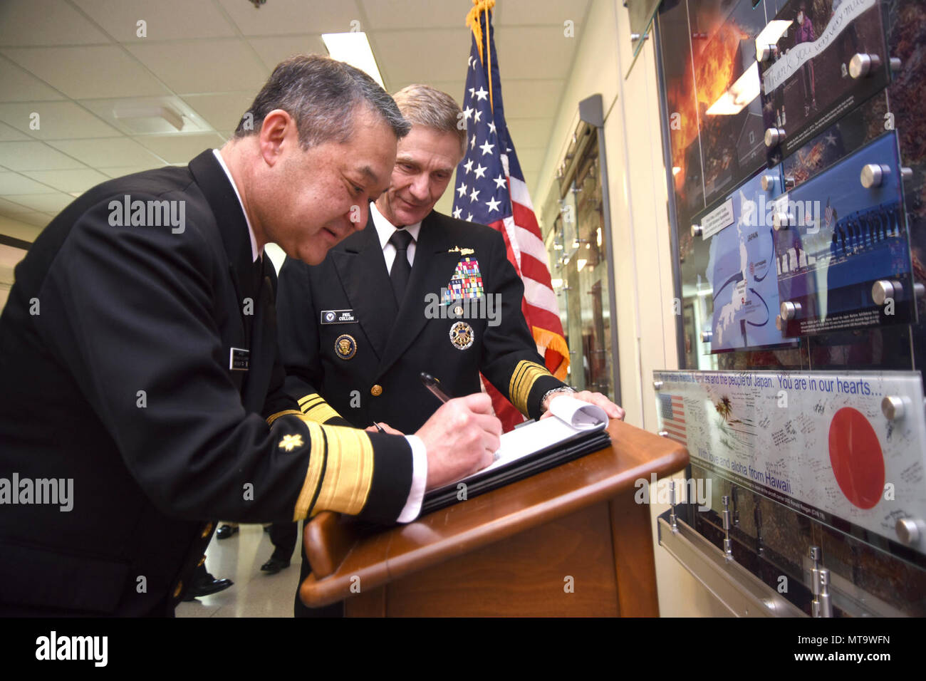 WASHINGTON (April 18, 2017) Rear Adm. Takehisa Nakao, director general