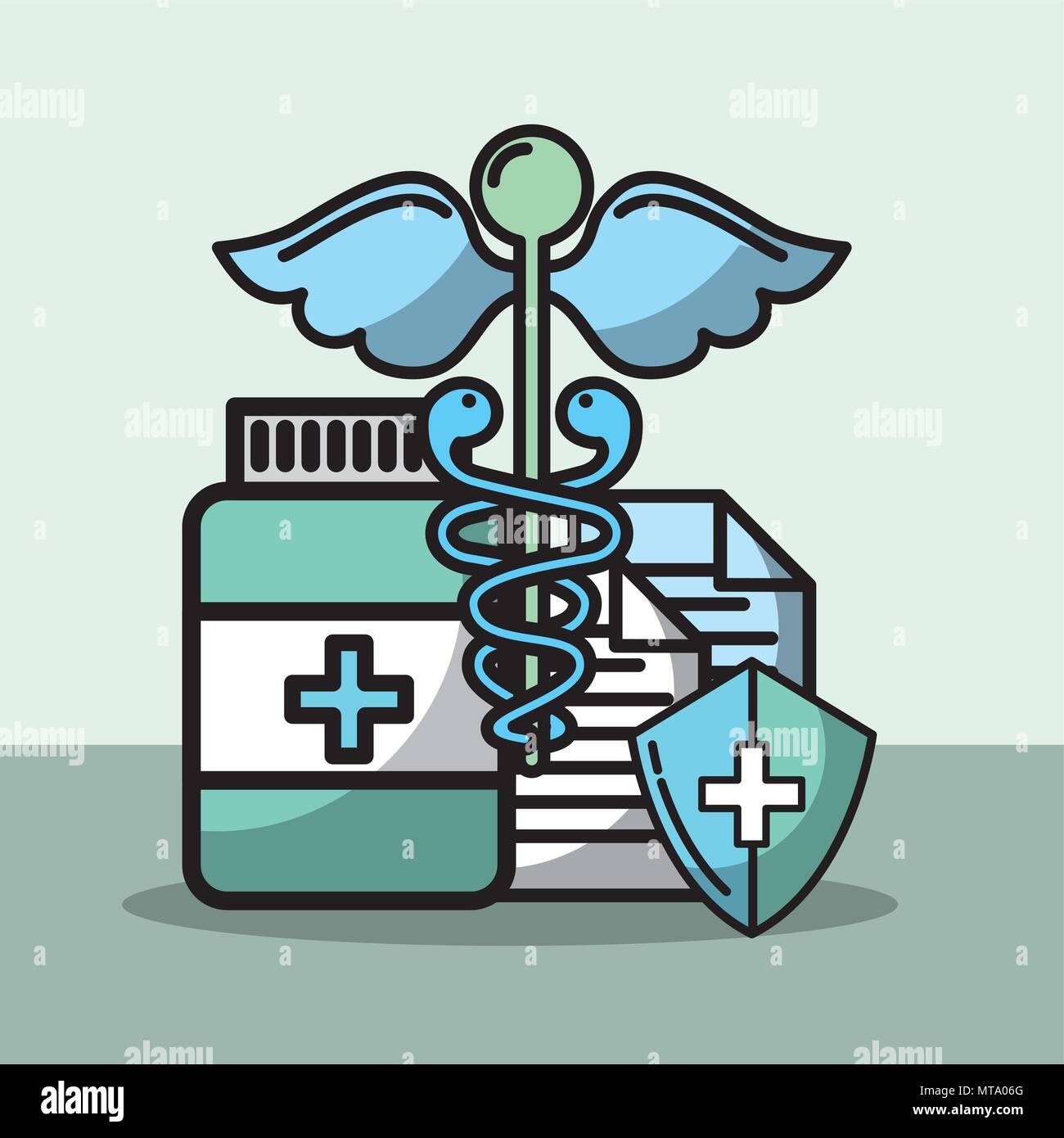 health medical related Stock Vector