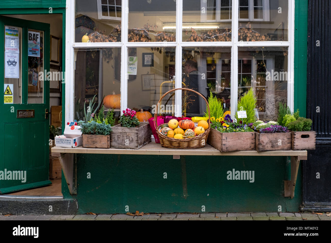 Veg stall Stock Photo