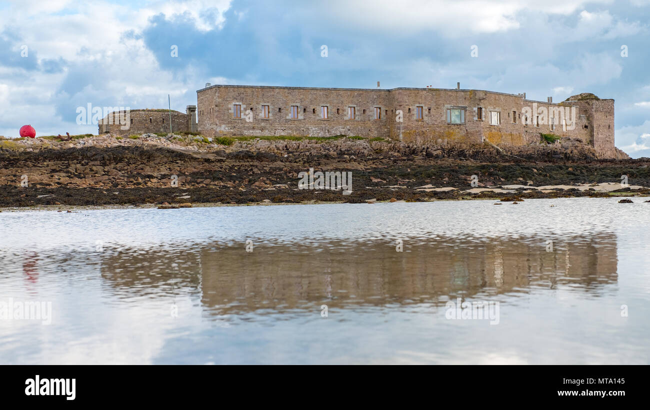 Fort Isle de Raz, Alderney Stock Photo