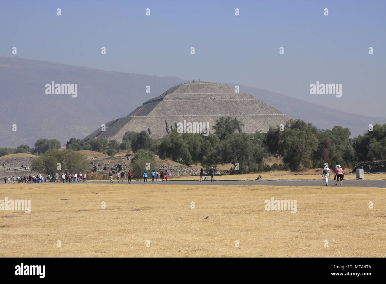 Teotihucan - Pyramid of the Moon. Stock Photo