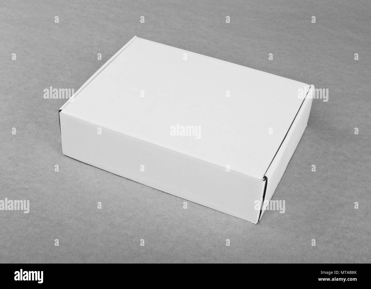 Box of merch or merchandise delivery box square cardboard box Black and ...