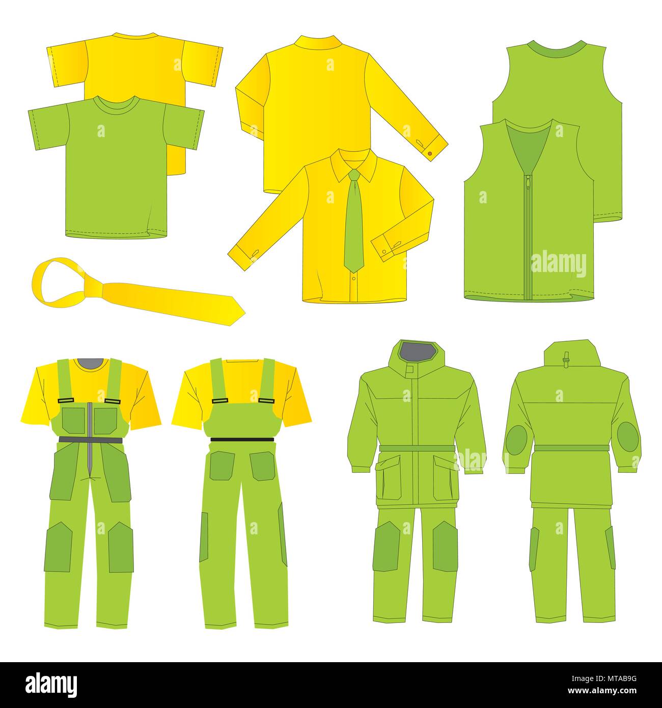 Work Uniforms Clipart