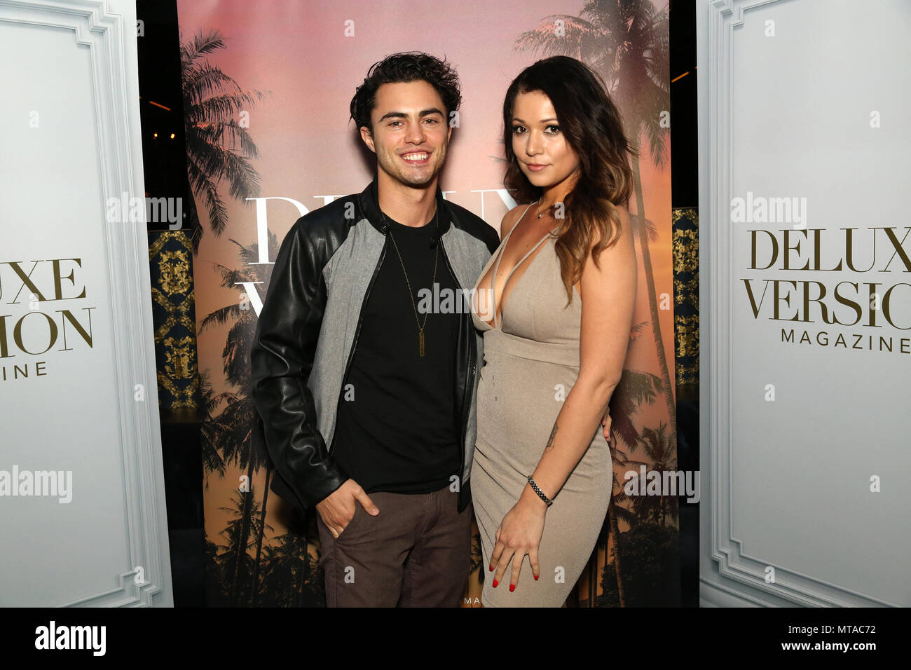 Celebrities attend "Deluxe Version" Magazine Launch event at Hyde Sunset.  Featuring: Darren Barnet, Ali Rose Where: Los Angeles, California, United  States When: 26 Apr 2018 Credit: Brian To/WENN.com Stock Photo - Alamy