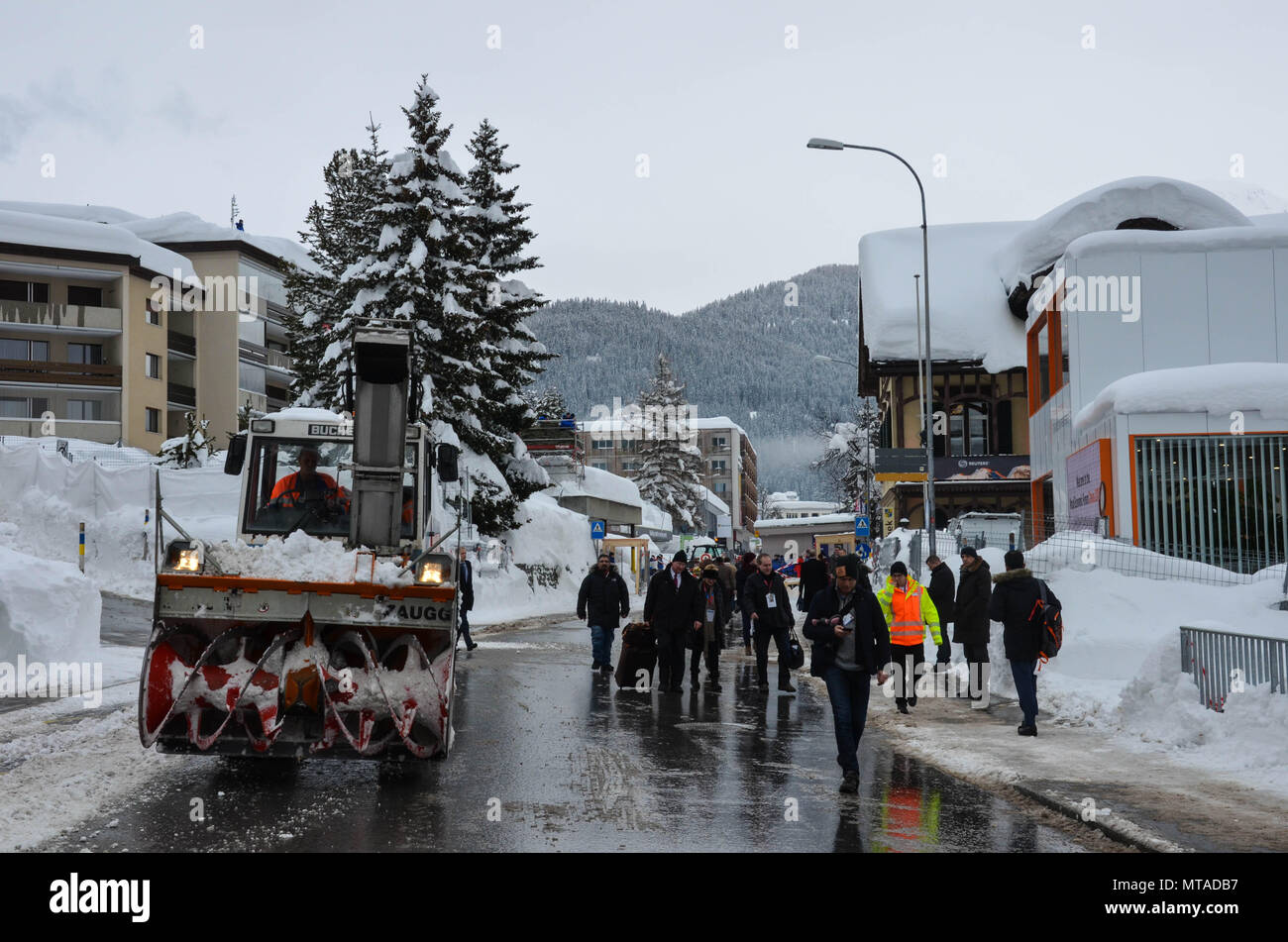 Davos village hires stock photography and images Alamy