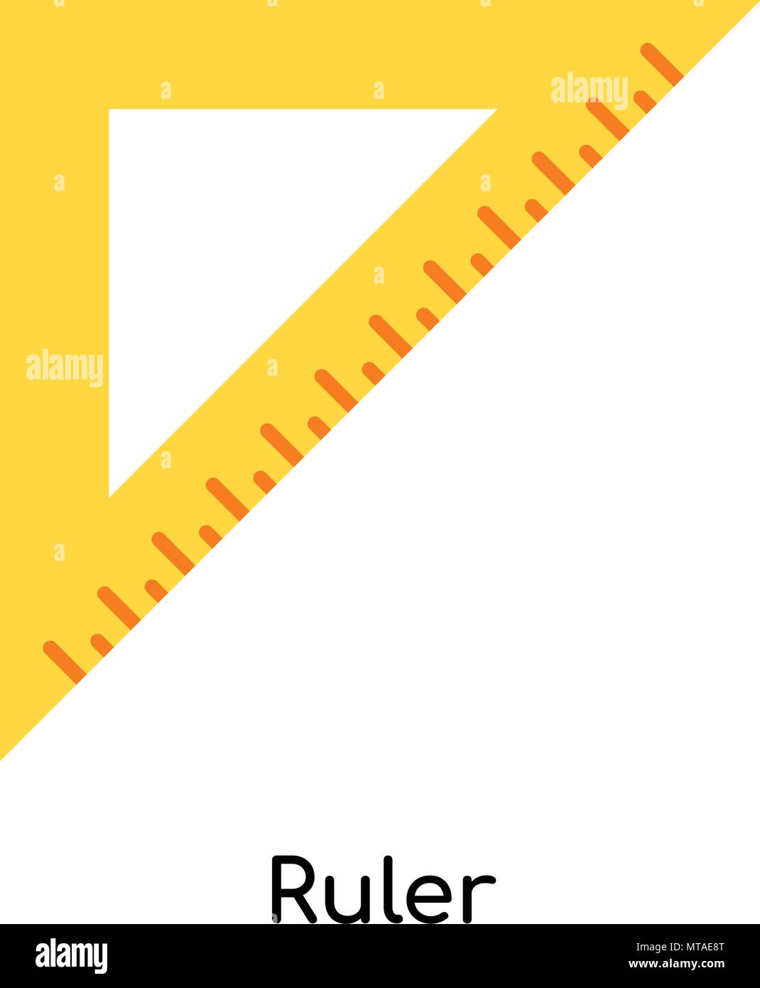 Ruler icon isolated on white background for your web and mobile app ...