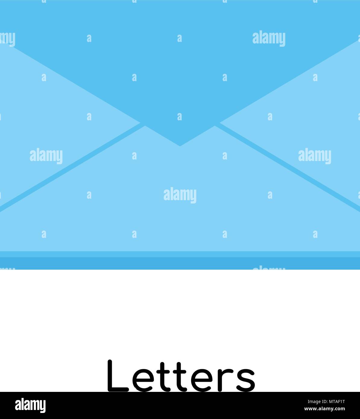 Letters icon isolated on white background for your web and mobile app ...
