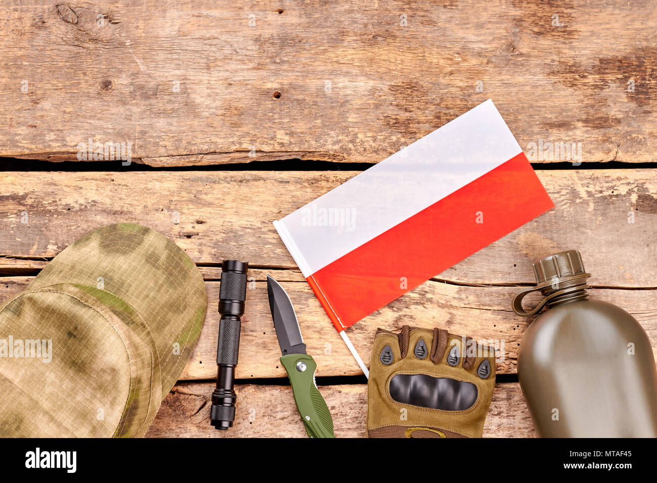 Clothes And Accessories Of Poland Soldier Flag Of Poland And
