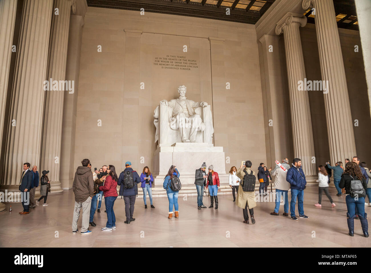 Lincoln Memorial, Washington DC, USA Stock Photo