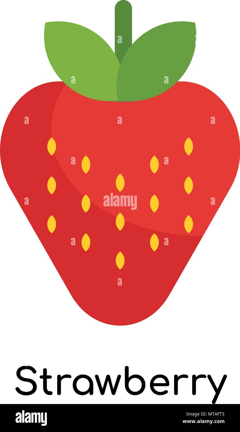 Strawberry icon isolated on white background for your web and mobile ...