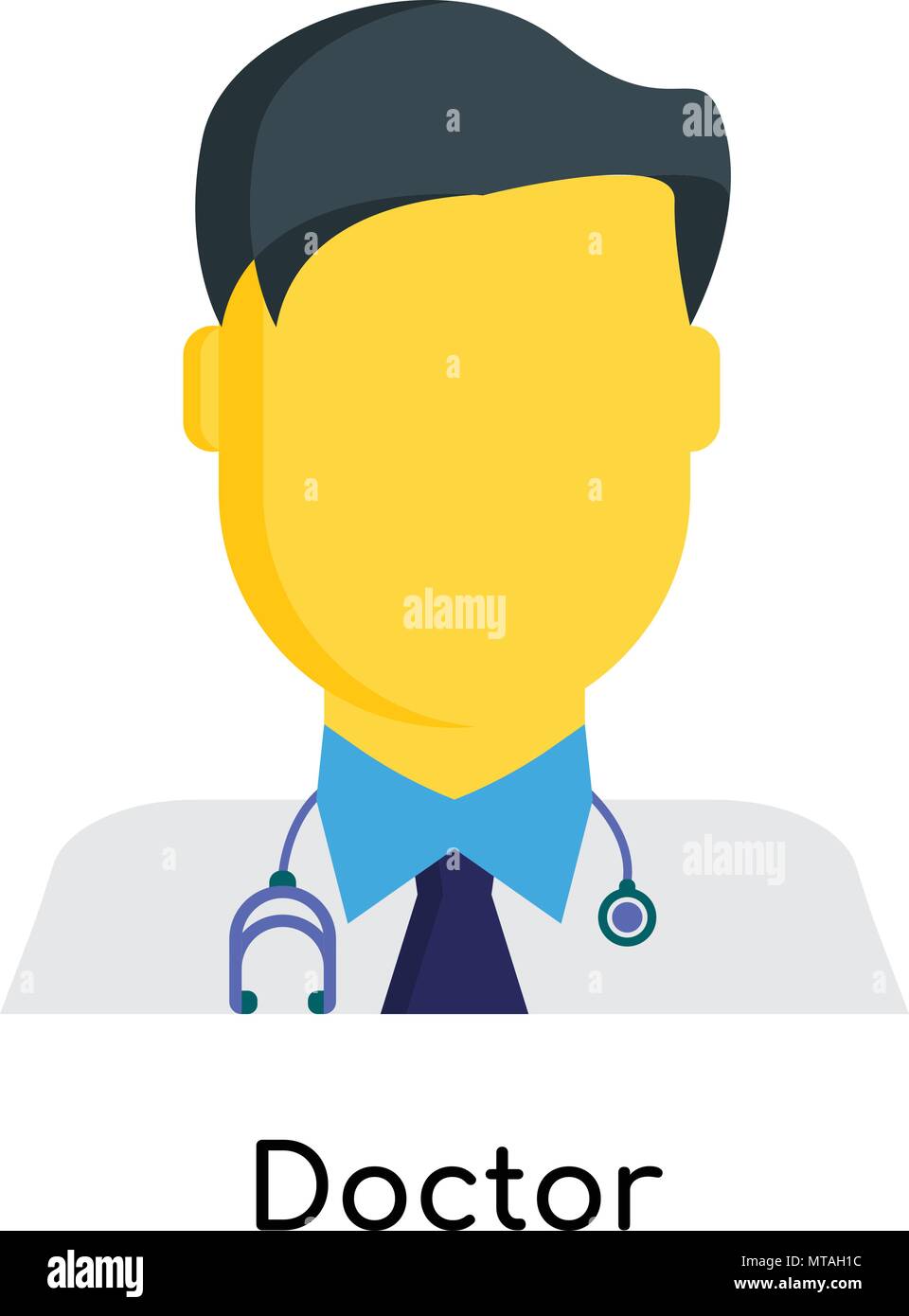 Doctor icon isolated on white background for your web and mobile app ...
