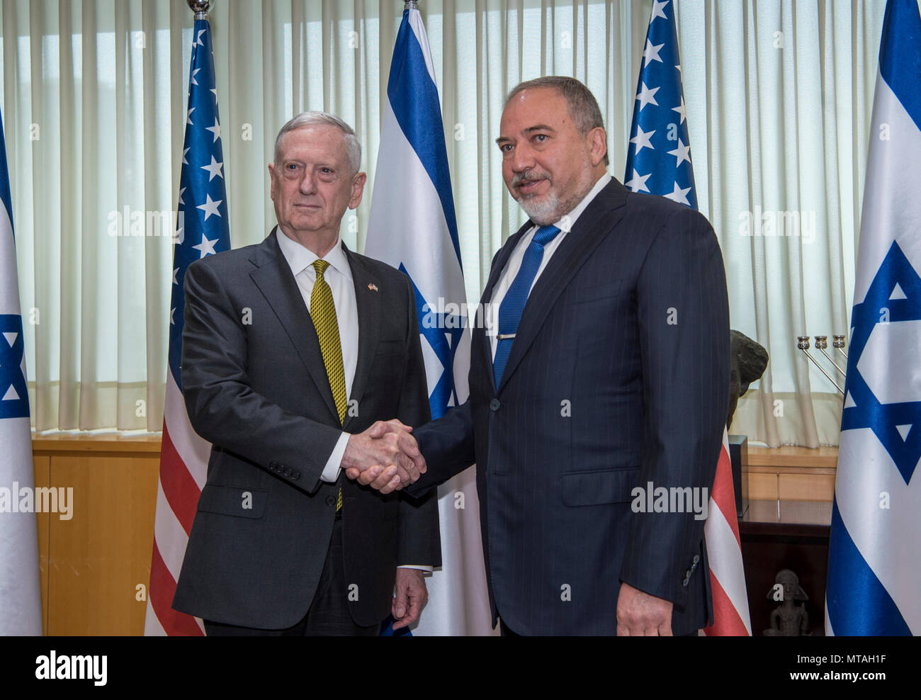 Secretary Of Defense Jim Mattis Meets With Israel S Minister Of