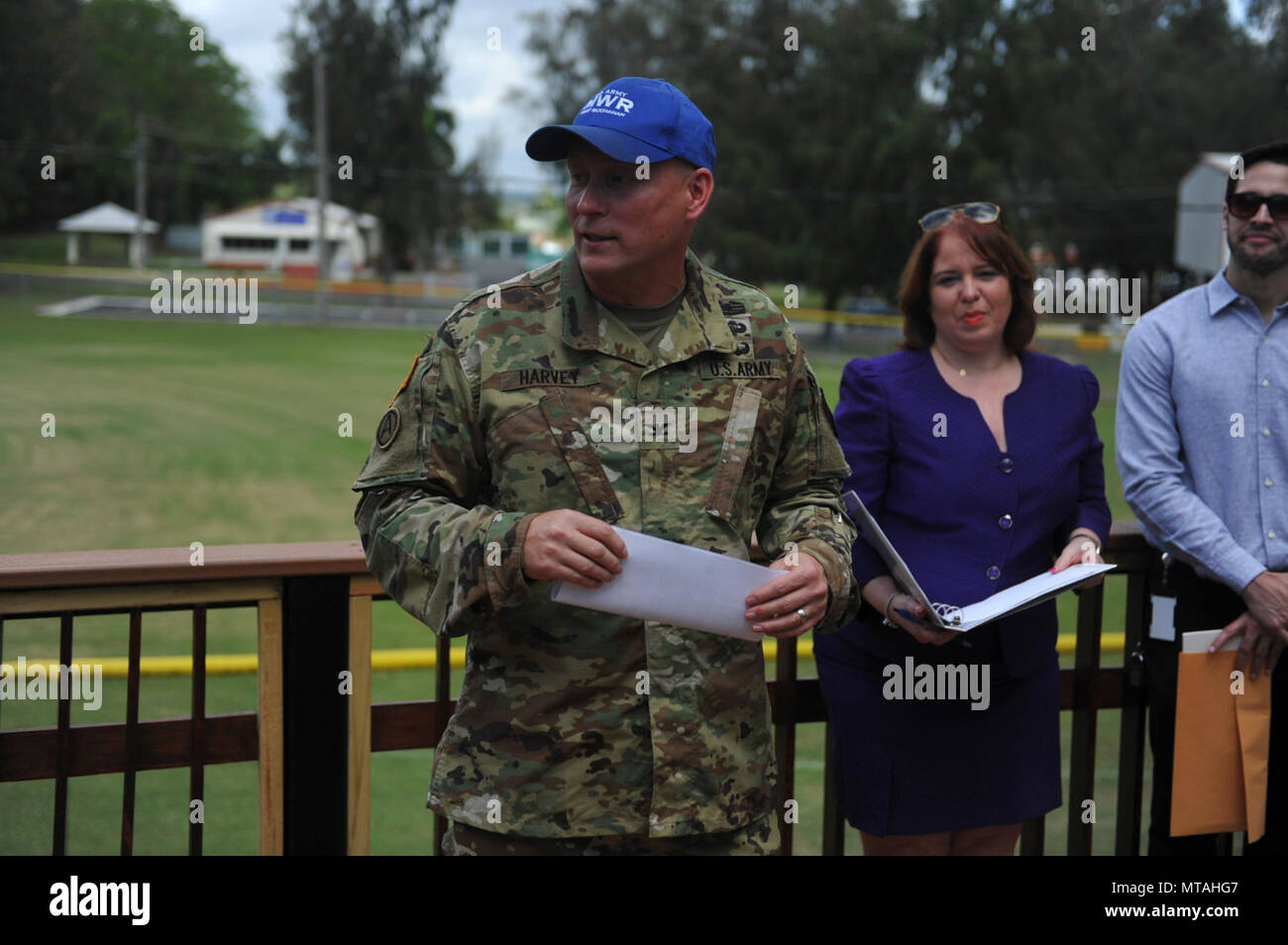 Col. Michael T. Harvey, U.S. Army Garrison Fort Buchanan commander