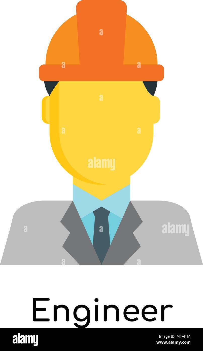 Engineer icon isolated on white background for your web and mobile app ...