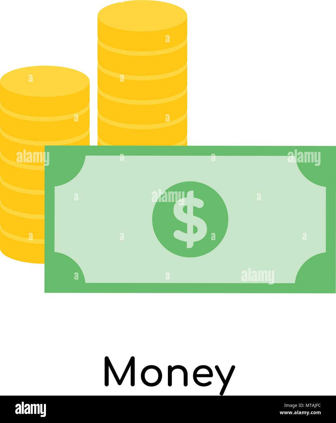 Money icon isolated on white background for your web and mobile app ...