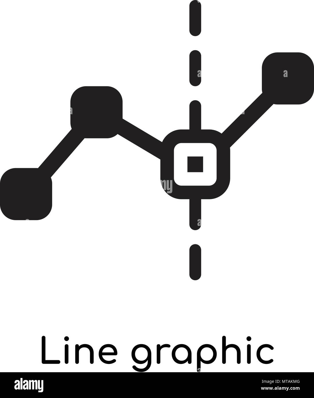 Line graphic icon isolated on white background for your web and mobile ...