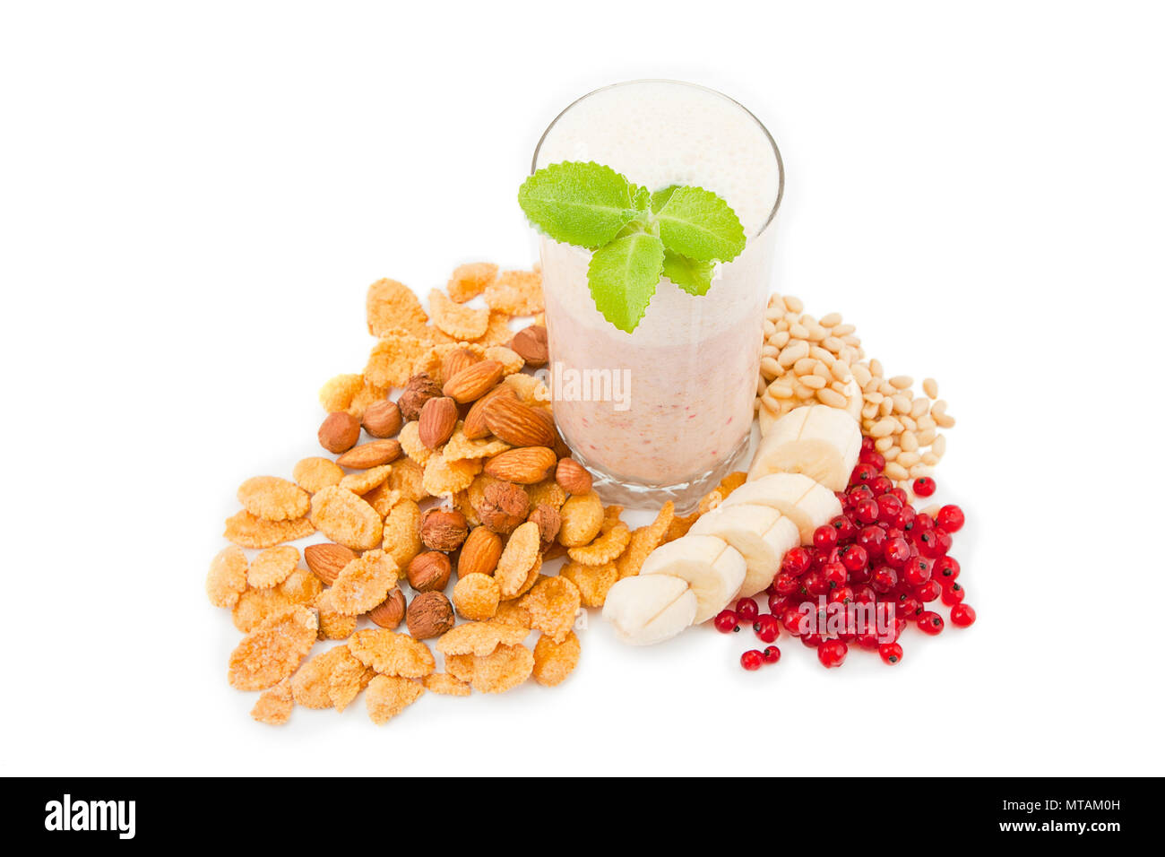 berry breakfast, morning smoothies, wholesome food, mix of yogurt and berries, power Breakfast, healthy food, Stock Photo