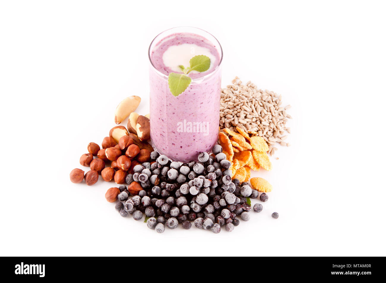 berry breakfast, morning smoothies, wholesome food, mix of yogurt and berries, power Breakfast, healthy food, Stock Photo