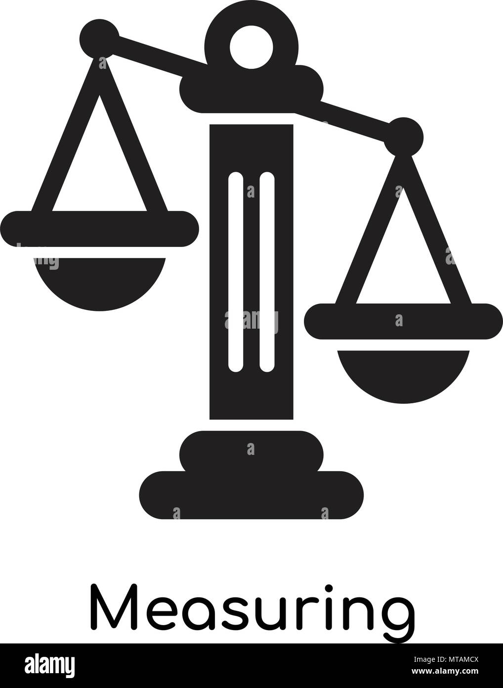 Measuring icon isolated on white background for your web and mobile app ...