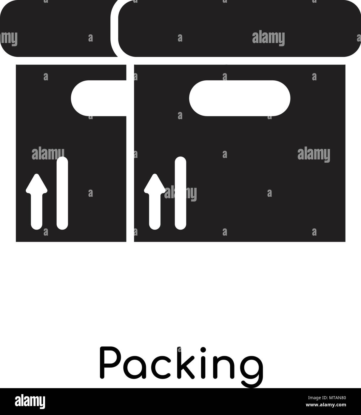 Packing icon isolated on white background for your web and mobile app ...