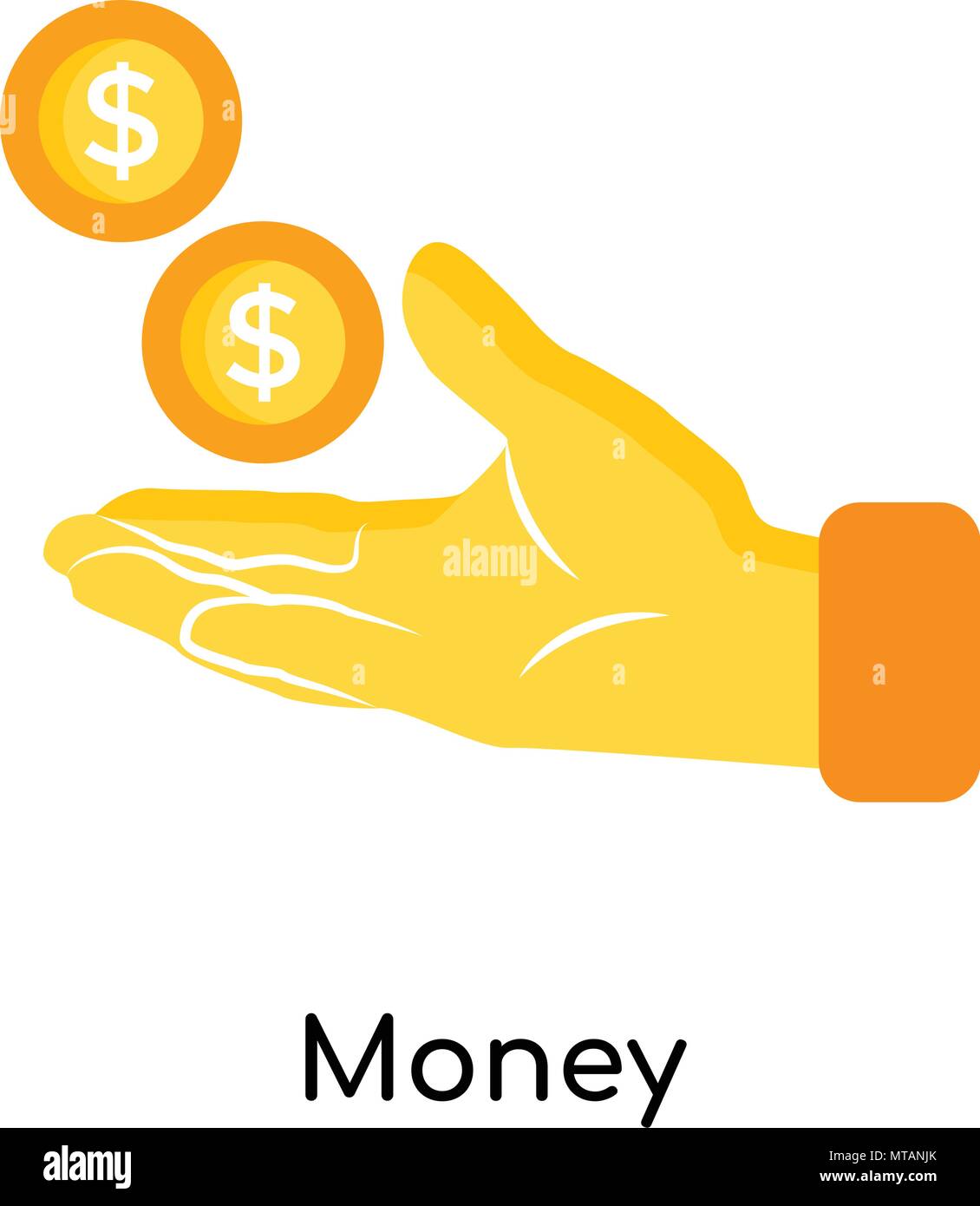Money icon isolated on white background for your web and mobile app ...