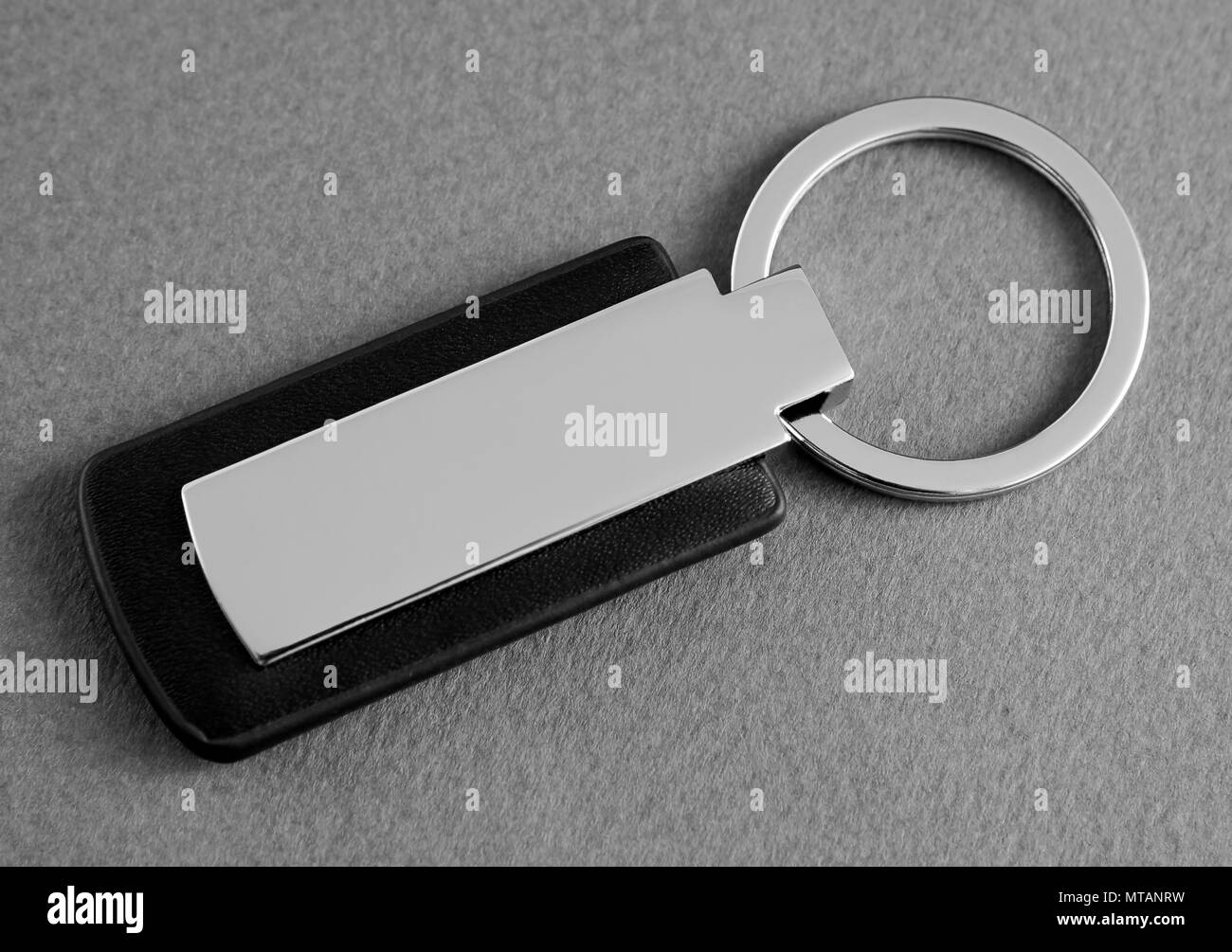 keychain with space for text or logo Stock Photo