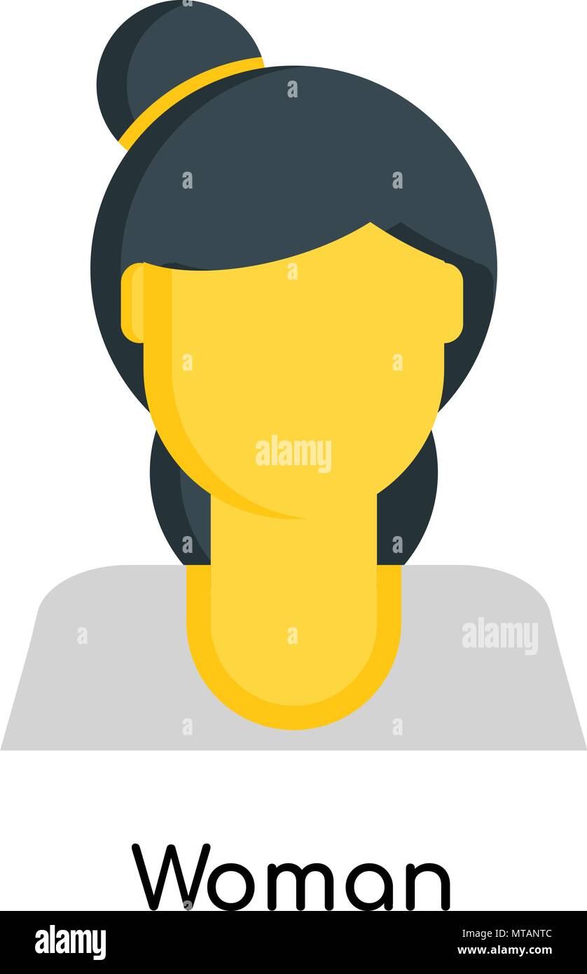 Woman icon isolated on white background Stock Vector Image & Art - Alamy