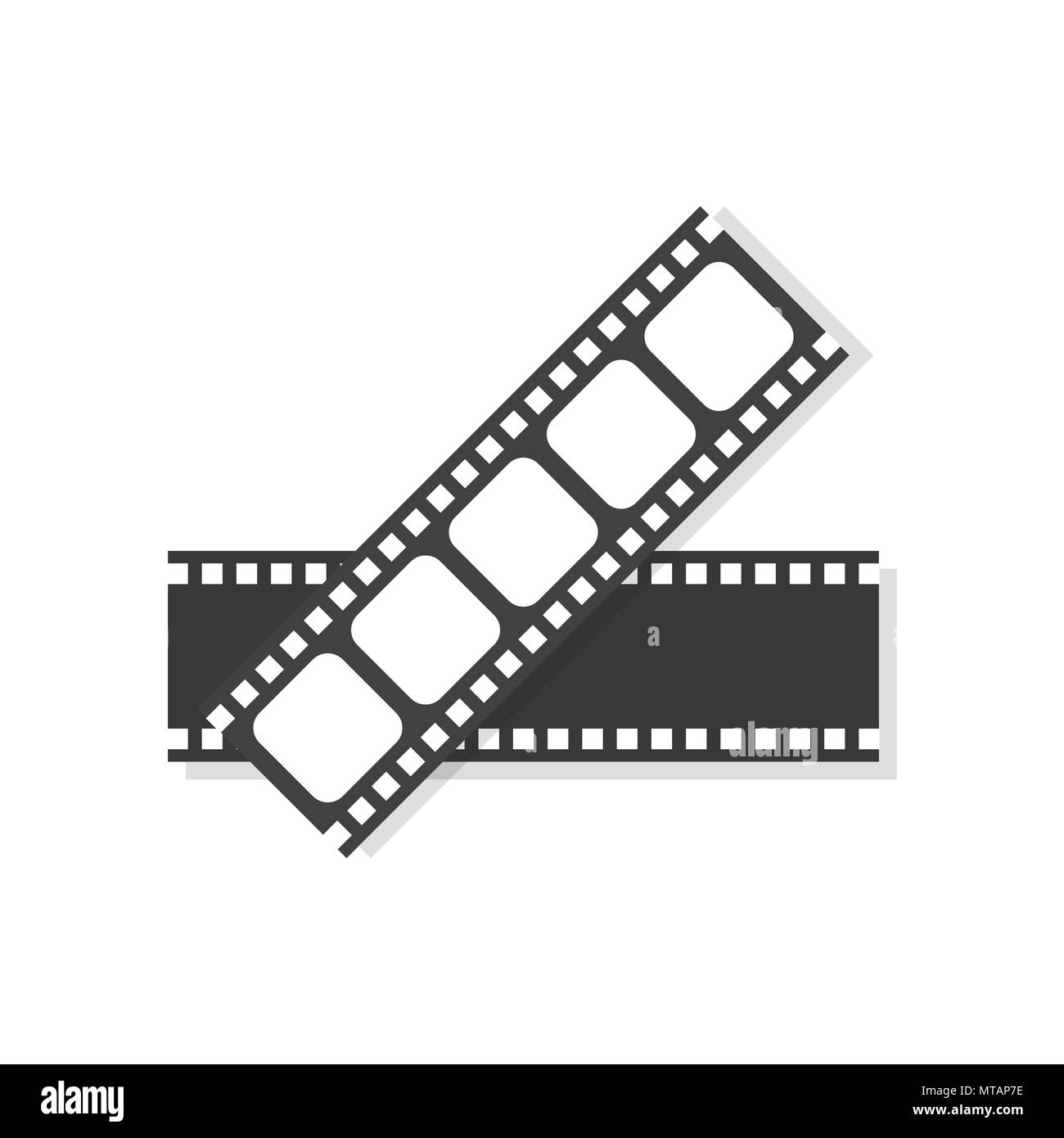 Movie film frame icon. vector illustration Stock Vector