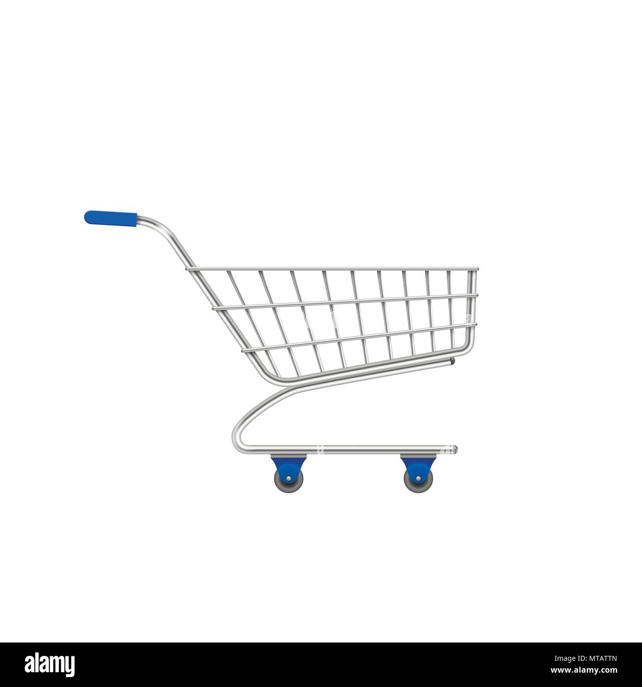 Shopping cart illustration Stock Vector Image & Art Alamy
