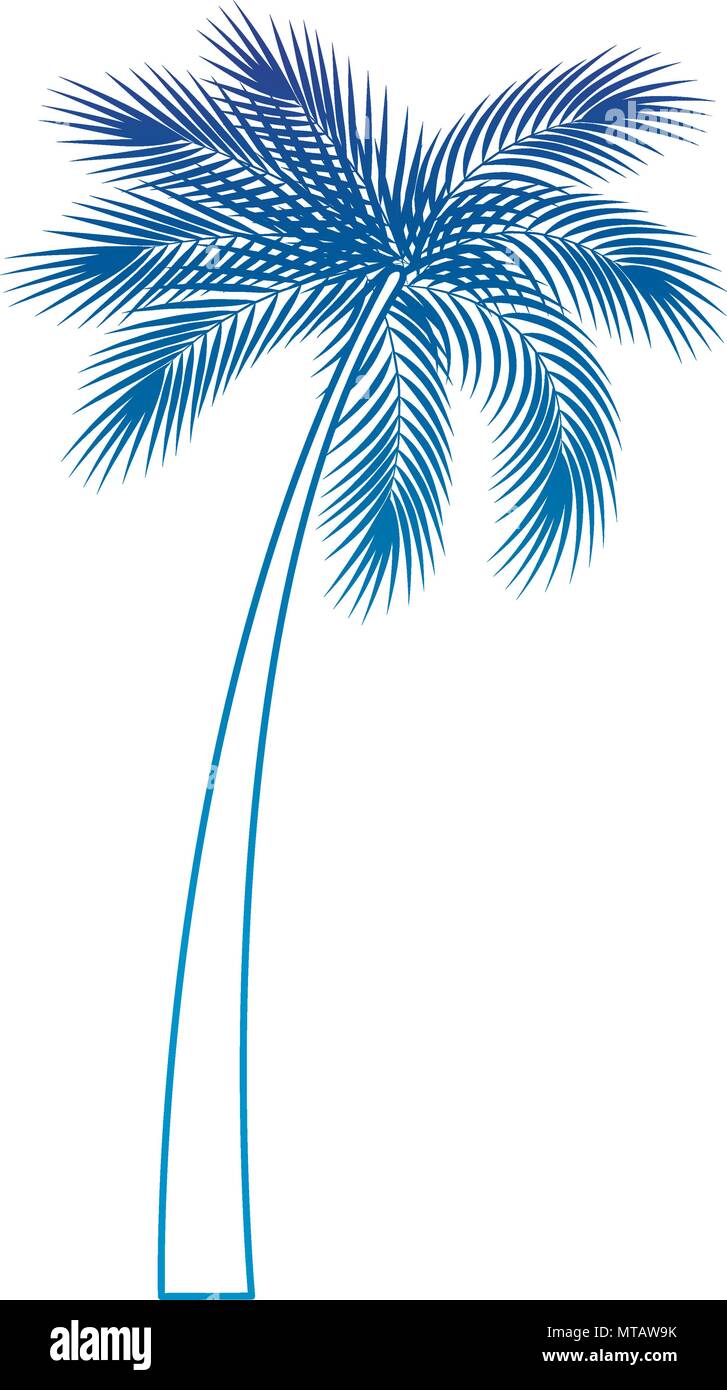 tree palm natural icon Stock Vector Image & Art - Alamy